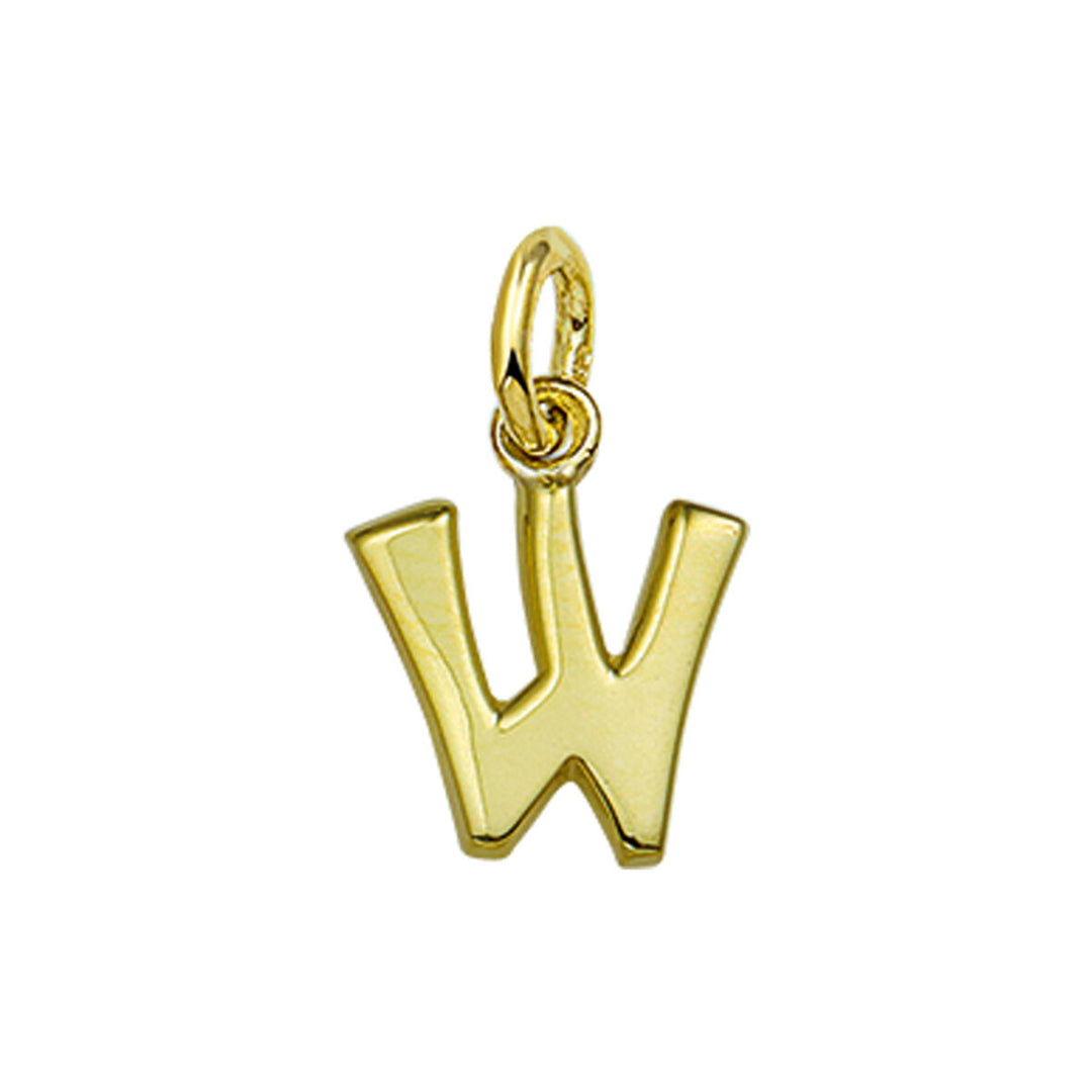 14k geelgouden hanger letter – initialen collier