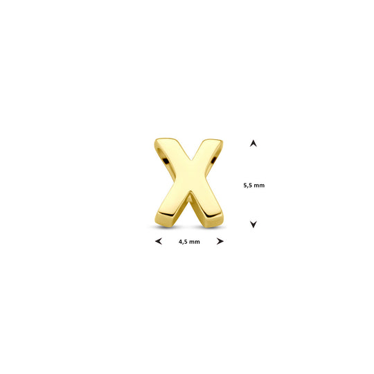 9k Geelgouden Hanger met Letter – Alfabet Hanger