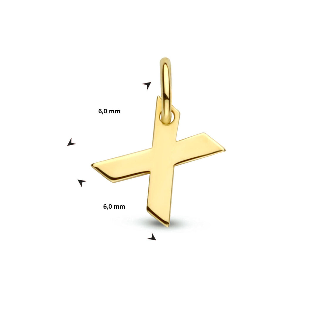 14k Geelgouden Letter Hanger – Persoonlijk Sieraad