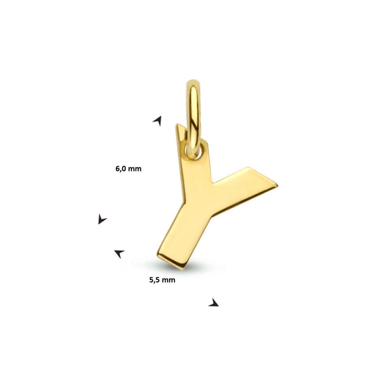 14k Geelgouden Letter Hanger – Persoonlijk Sieraad