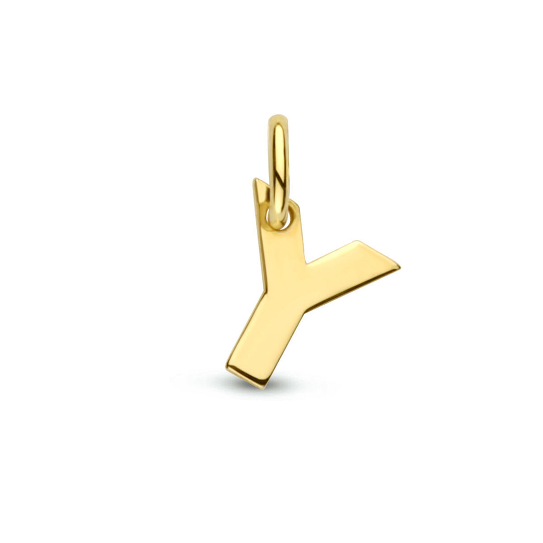 14k Geelgouden Letter Hanger – Persoonlijk Sieraad