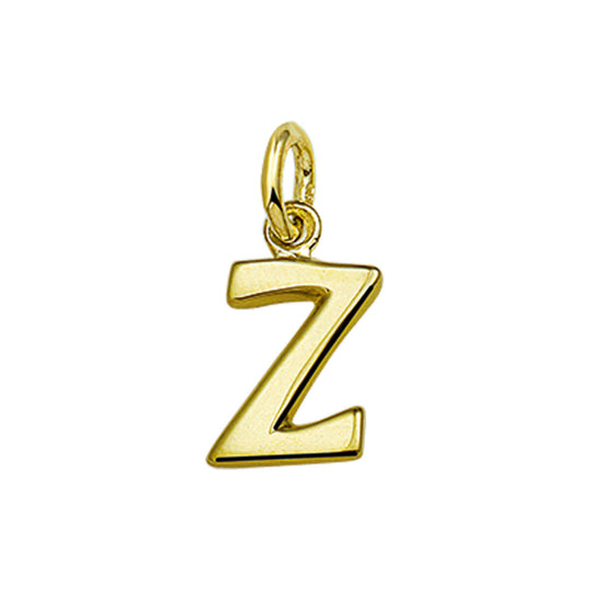 14k geelgouden hanger letter – initialen collier