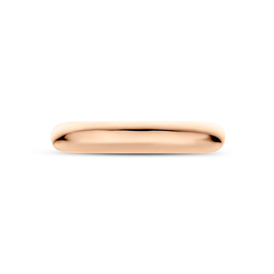 14k Gouden Ring – 4mm Breedte, Verkrijgbaar in Geel-, Rosé- en Witgoud