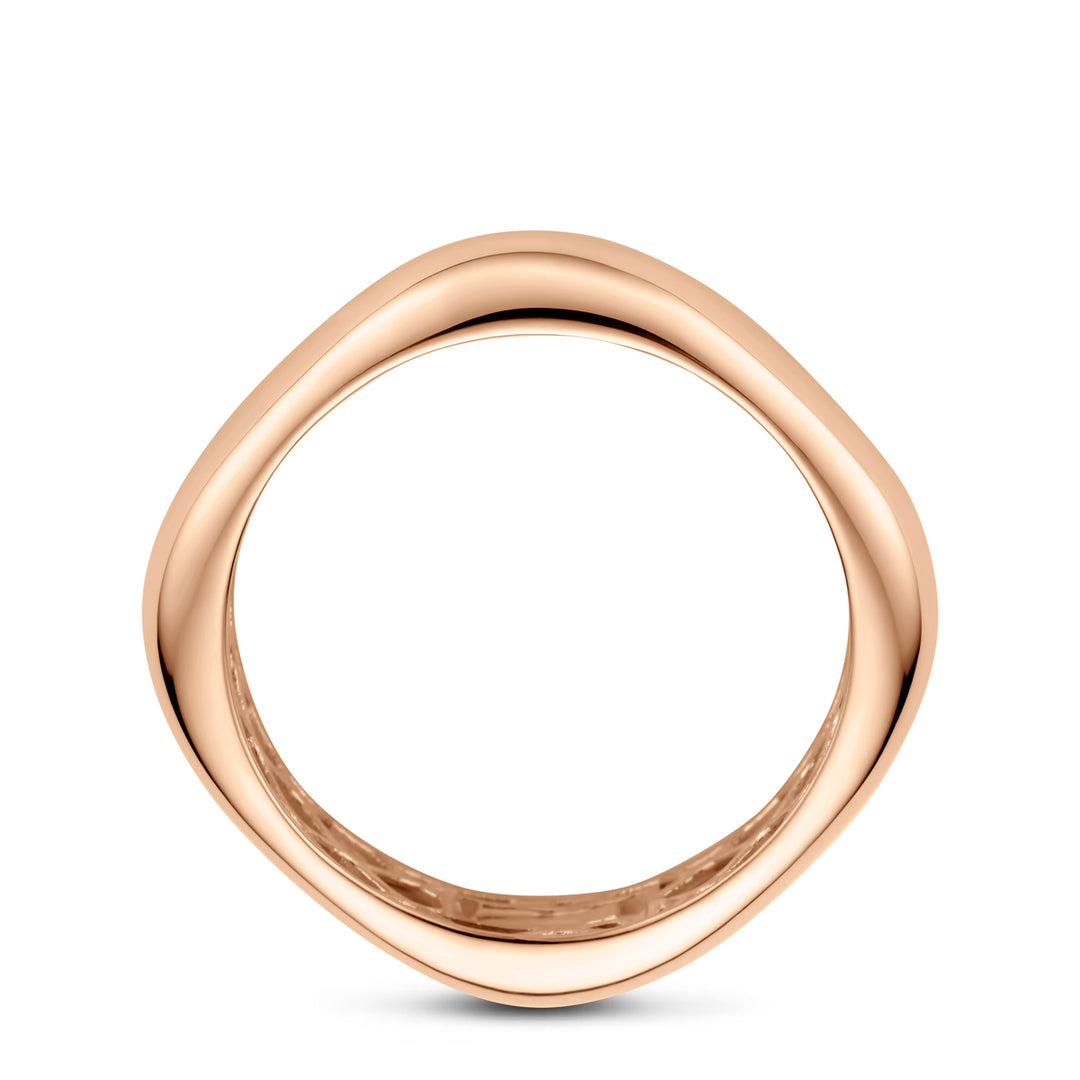 14k Gouden Ring – 4mm Breedte, Verkrijgbaar in Geel-, Rosé- en Witgoud