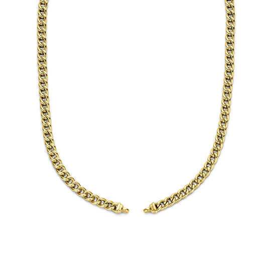 14K Geelgouden Collier zonder Slot - 42 cm, 5.2 mm Schakelbreedte