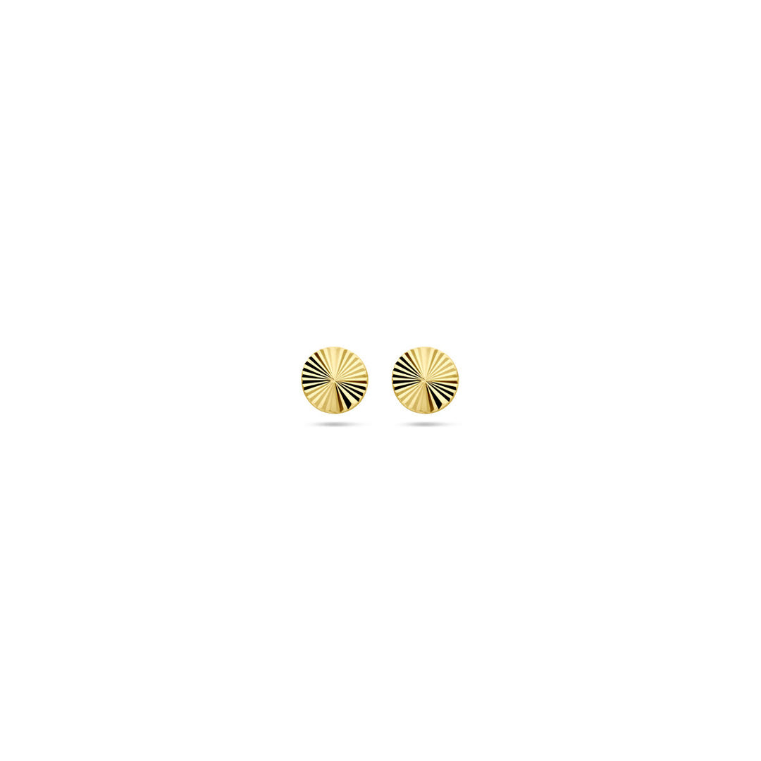 Subtiele 14k Geelgouden Oorknoppen - Diameter 4.0mm