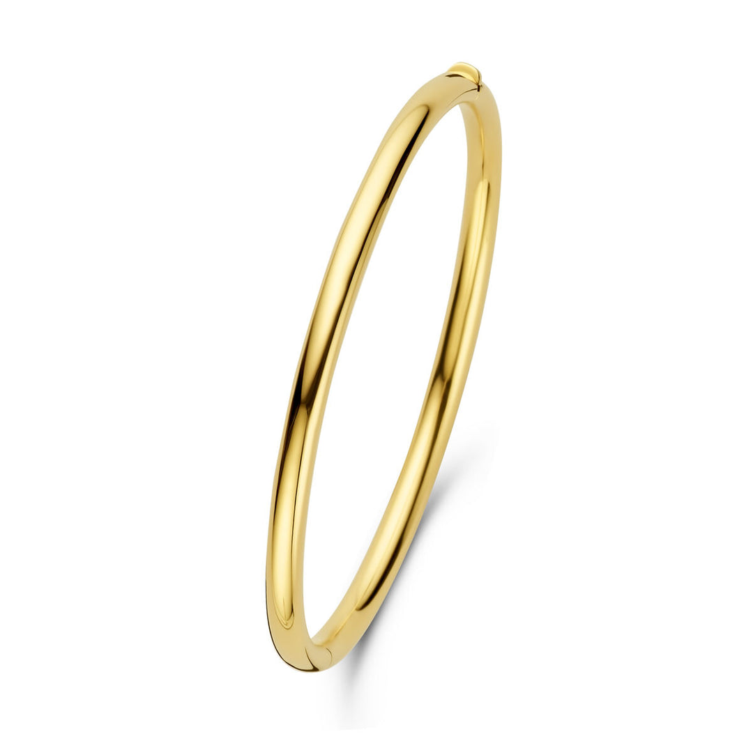 14K Geelgouden Bangle Armband – Tijdloos Luxe Sieraad met een Diameter van 60 mm