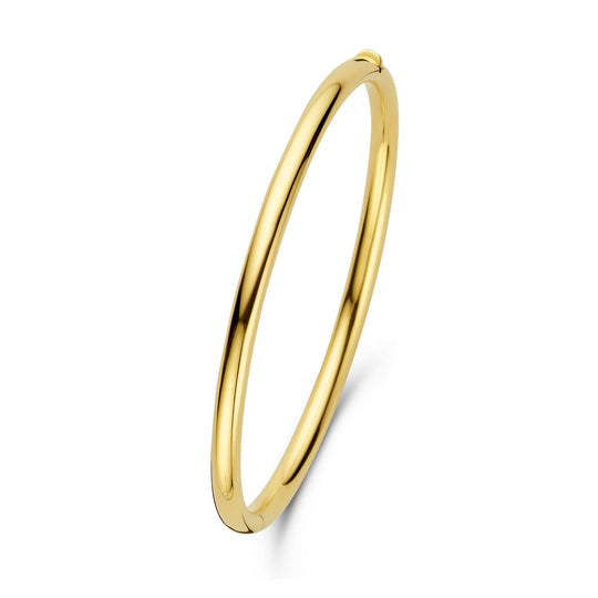 14K Geelgouden Bangle Armband – Tijdloos Luxe Sieraad met een Diameter van 60 mm