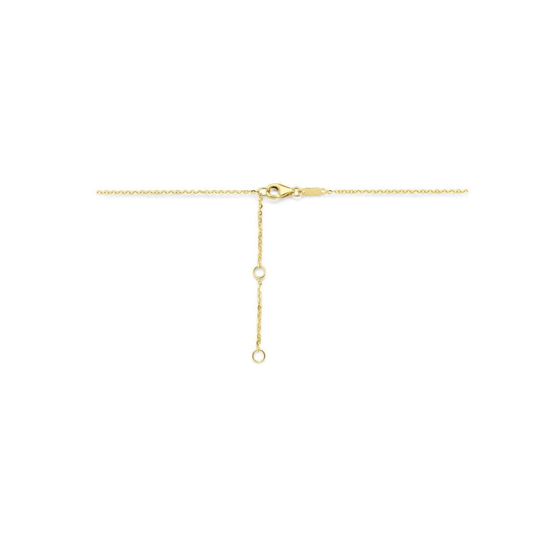 Collier Hartje – 14k Geelgoud met Zirkonia – 40/42/44cm