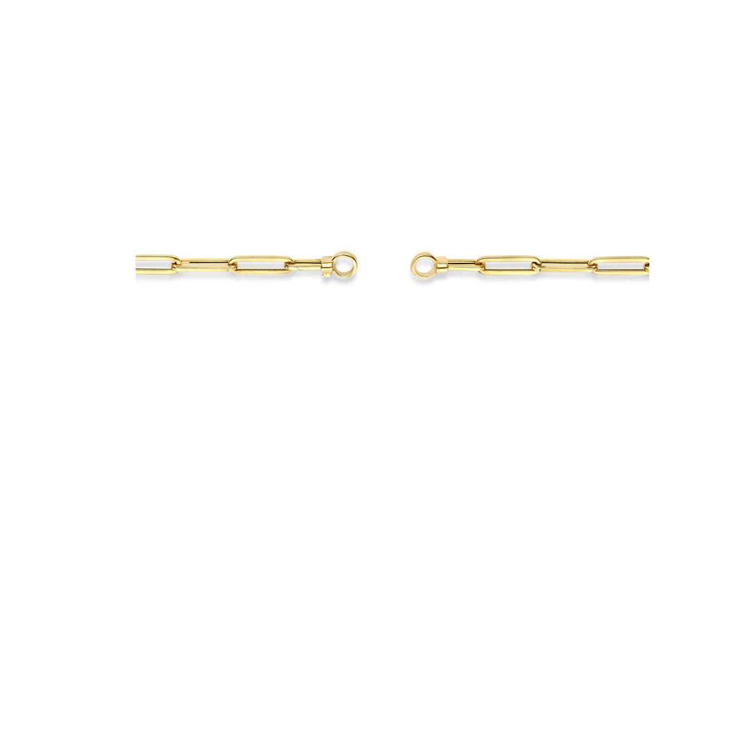 14K Geelgouden Collier zonder Slot - 44 cm, 3 mm Schakelbreedte