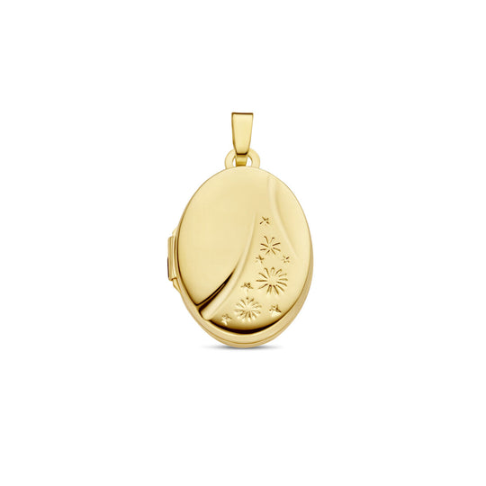 14K Geelgouden Medaillon – Bewaar Jouw Kostbare Herinneringen met Stijl