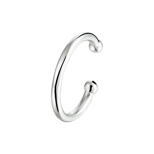 Gerhodineerde 925 Zilveren Ear Cuff – 13 mm (Per Stuk)
