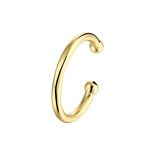 Vergulde 925 Zilveren Ear Cuff – 13 mm (Per Stuk)