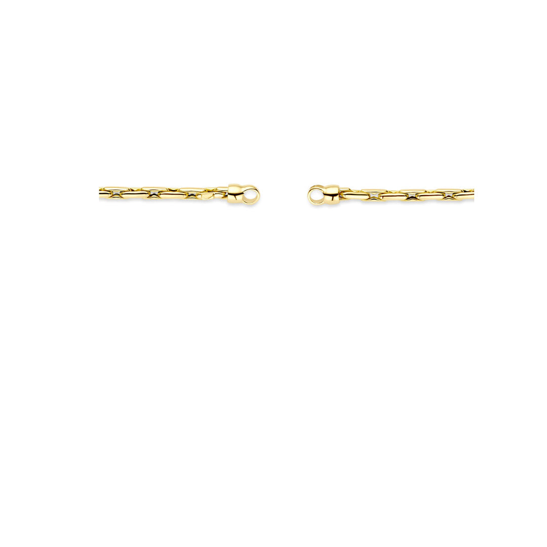 14K Geelgouden Collier zonder Slot - 44 cm, 2.7 mm Schakelbreedte