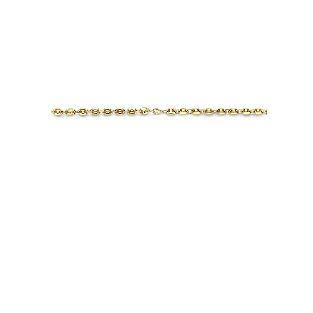 14K Geelgouden Collier met Karabijnsluiting – Tijdloos en Elegant