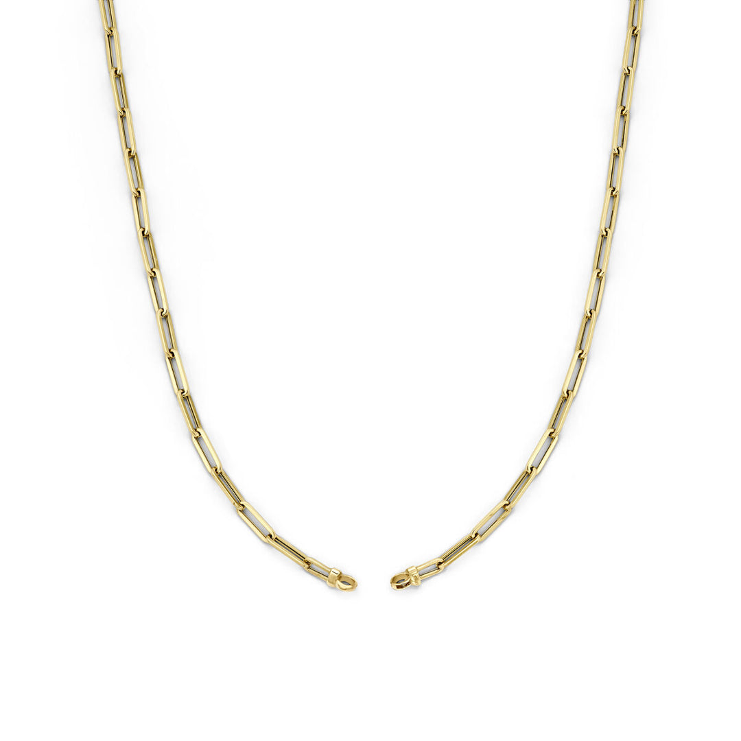 14K Geelgouden Collier zonder Slot - 44 cm, 3 mm Schakelbreedte