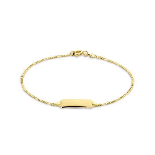 14k Geelgouden Graveerarmband – Persoonlijk en Tijdloos