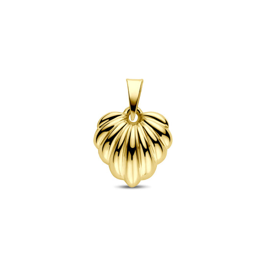 14k Geelgouden Hart Hanger 18mm – Elegant Sieraad