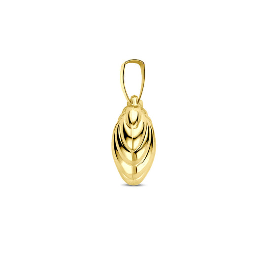 14k Geelgouden Hart Hanger 18mm – Elegant Sieraad