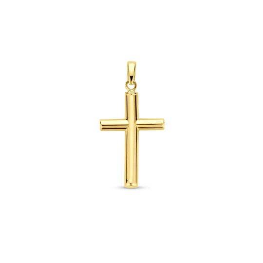 14k Geelgouden Kruishanger 28 mm – Gouden Hanger