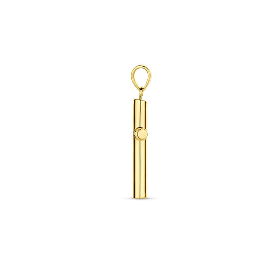 14k Geelgouden Kruishanger 28 mm – Gouden Hanger