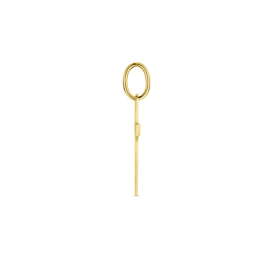 14k Geelgouden Kruishanger 22x11 mm – Gouden Hanger