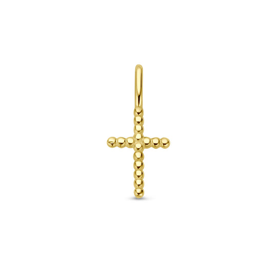 14k Geelgouden Kruishanger 13,5x6 mm – Gouden Hanger