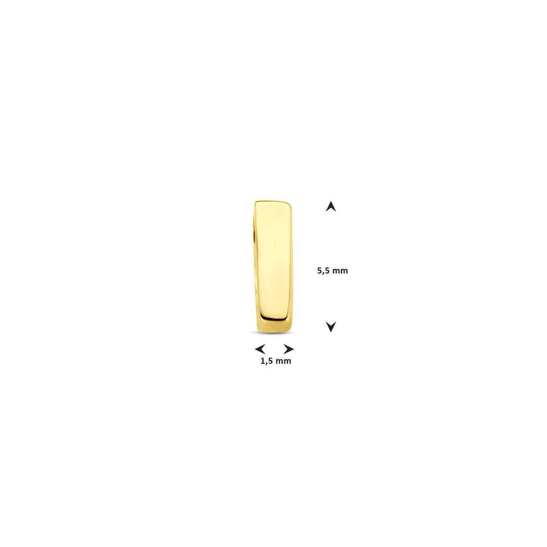 9k Geelgouden Hanger met Letter – Alfabet Hanger
