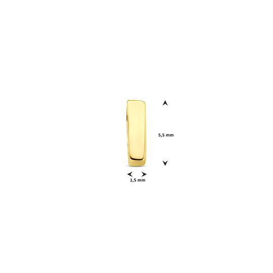 9k Geelgouden Hanger met Letter – Alfabet Hanger