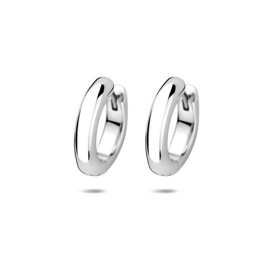 Gerhodineerd Zilveren Klapoorringen – Buisdikte 4mm – 925 Zilver