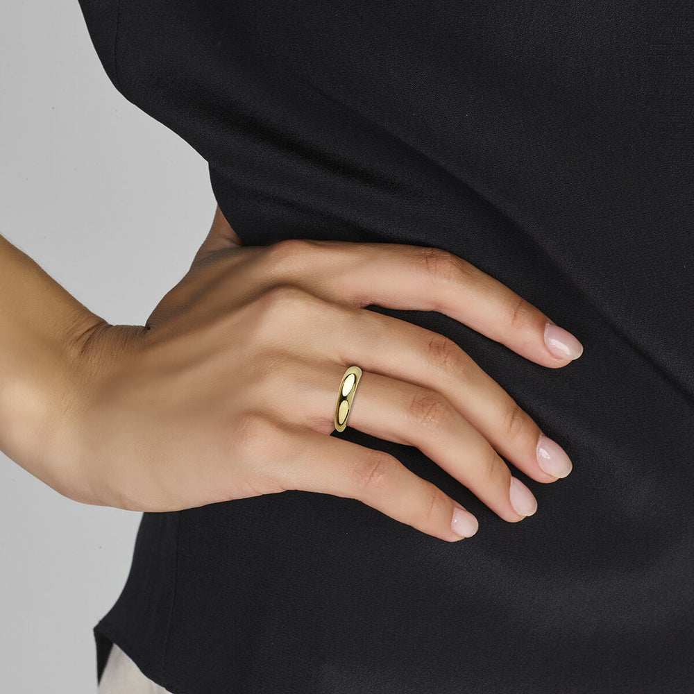 14k Geelgouden Balloon Ring – 5 mm