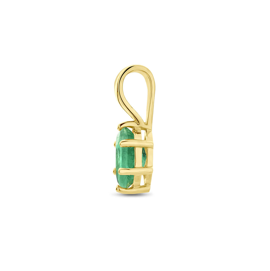 14K Geelgouden Hanger met Mei Geboortesteen – 13x4,5mm