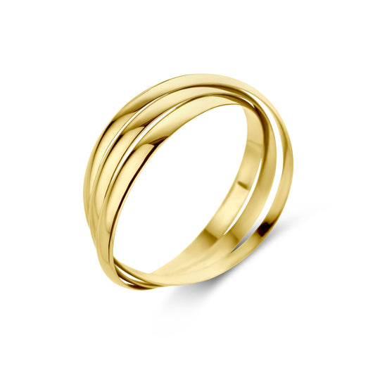 14k Geelgouden Trinity Ring – 3 Losse Ringen van 1,9 mm