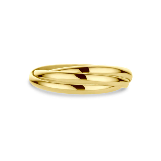 14k Geelgouden Trinity Ring – 3 Losse Ringen van 1,9 mm